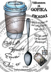 Kaffe kit A6, Vilda Stamps, 