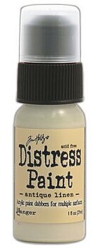 Antique Linen 1 oz. Distress Paint, Ranger Ink