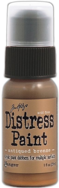 Antiqued Bronze 1 oz. Distress Paint, Ranger Ink