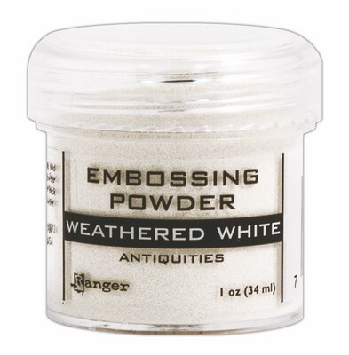 Weathered White, Embossing pulver, Ranger Ink