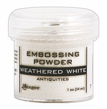 Weathered White, Embossing pulver, Ranger Ink