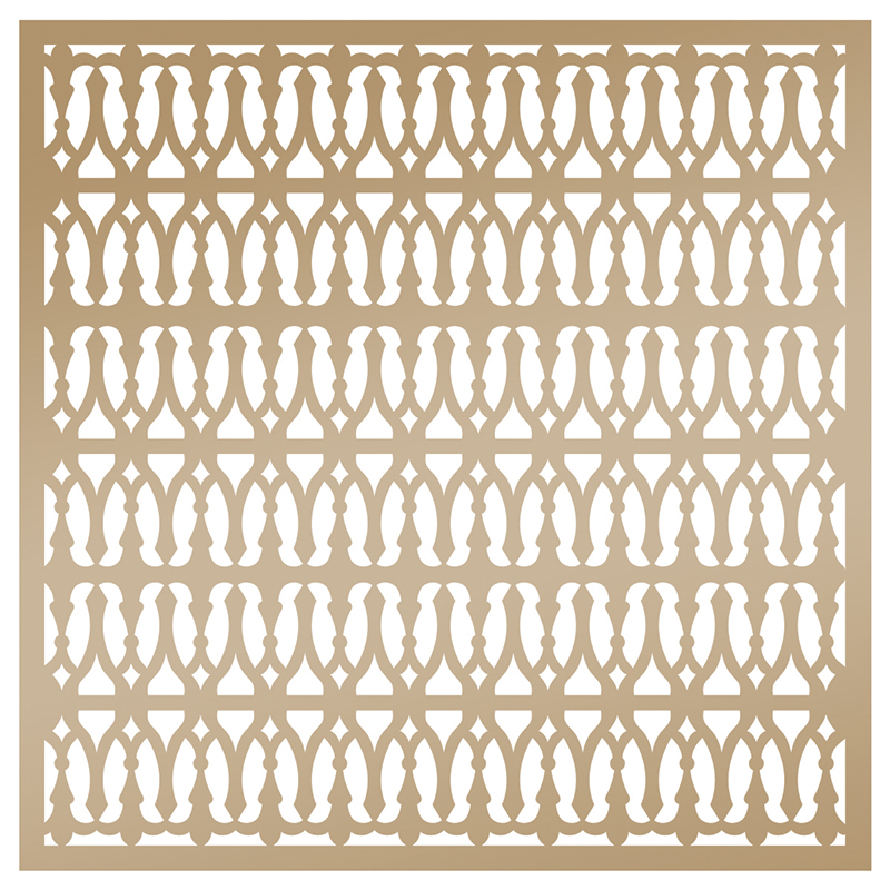 Ironwork Stencil, 8x8", Anna Griffin, Couture Creations, 