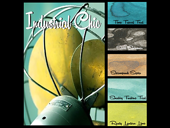 Industrial Chic, Starburst Spray Set, Lindy's stamp gang