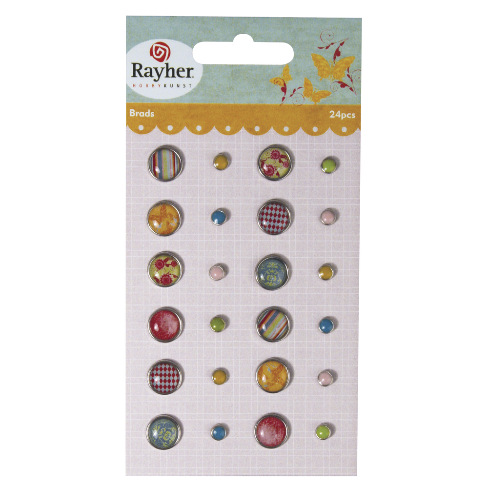 Summer - Brads, 24st, olika storlekar, Rayher, 