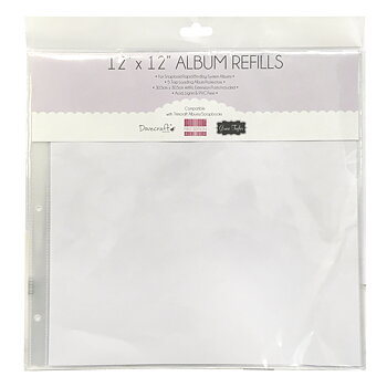 Refillblad till album 5st, 30,5 x 30,5cm, Dovecraft