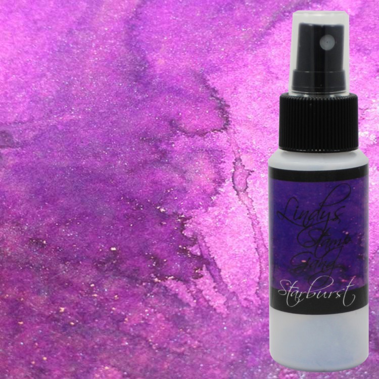 Witch's Potion Purple, Starburst Spray, Lindy's stamp gang