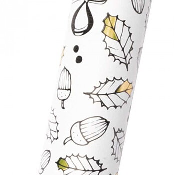 Ekollon vit/guld/svart Omslagspapper, Rico Design,