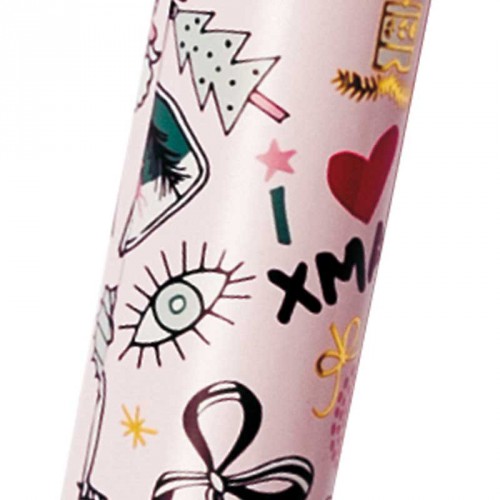 X-mas! Rosa Omslagspapper, Rico Design,
