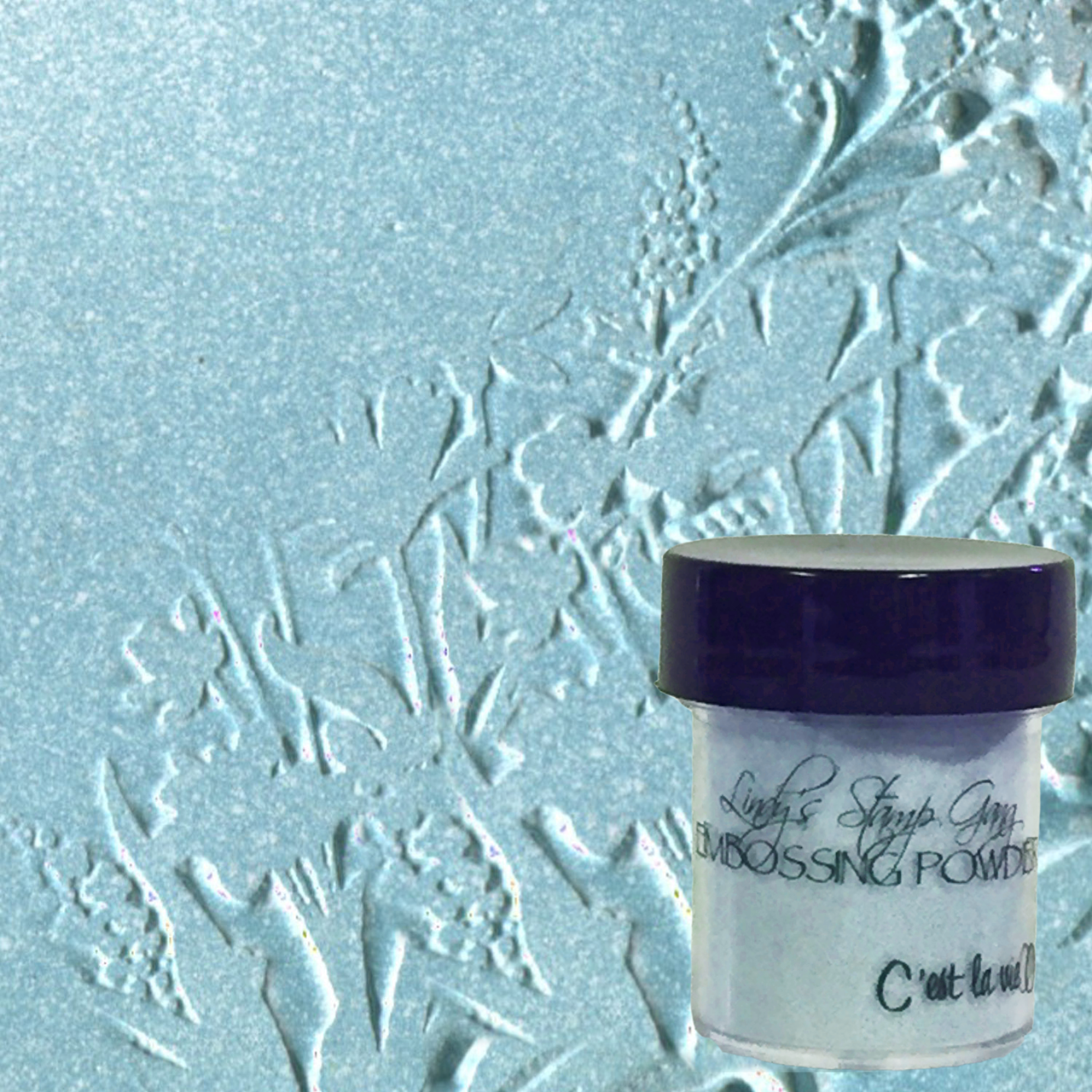 C'est La Vie Cerise, Embossing Powder, Lindy's Stamp Gang