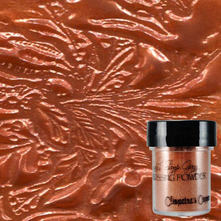 Cleopatra's Copper, Embossing Powder, Lindy's Stamp Gang