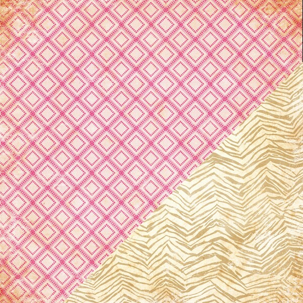 Vintage Lace, 12"x12", dubbelsidigt, Bazzill Basics