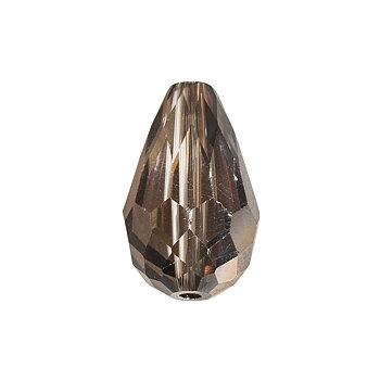 Glasdroppe - Nougat 5st, 18mm x 12mm, Rayher
