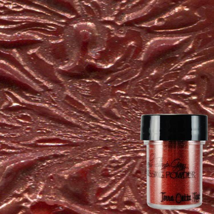 Terra Cotta Rust, Embossing Powder, Lindy's Stamp Gang