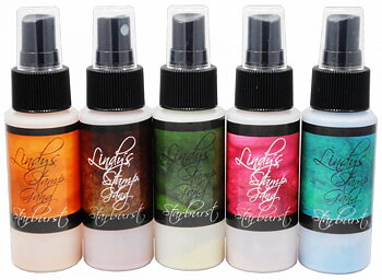 Autumn Leaves, Starburst Spray Set, Lindy's stamp gang
