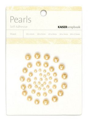 Latte, Pearls, Kaisercraft
