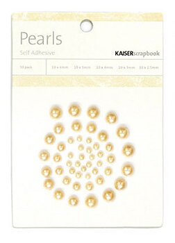 Latte, Pearls, Kaisercraft