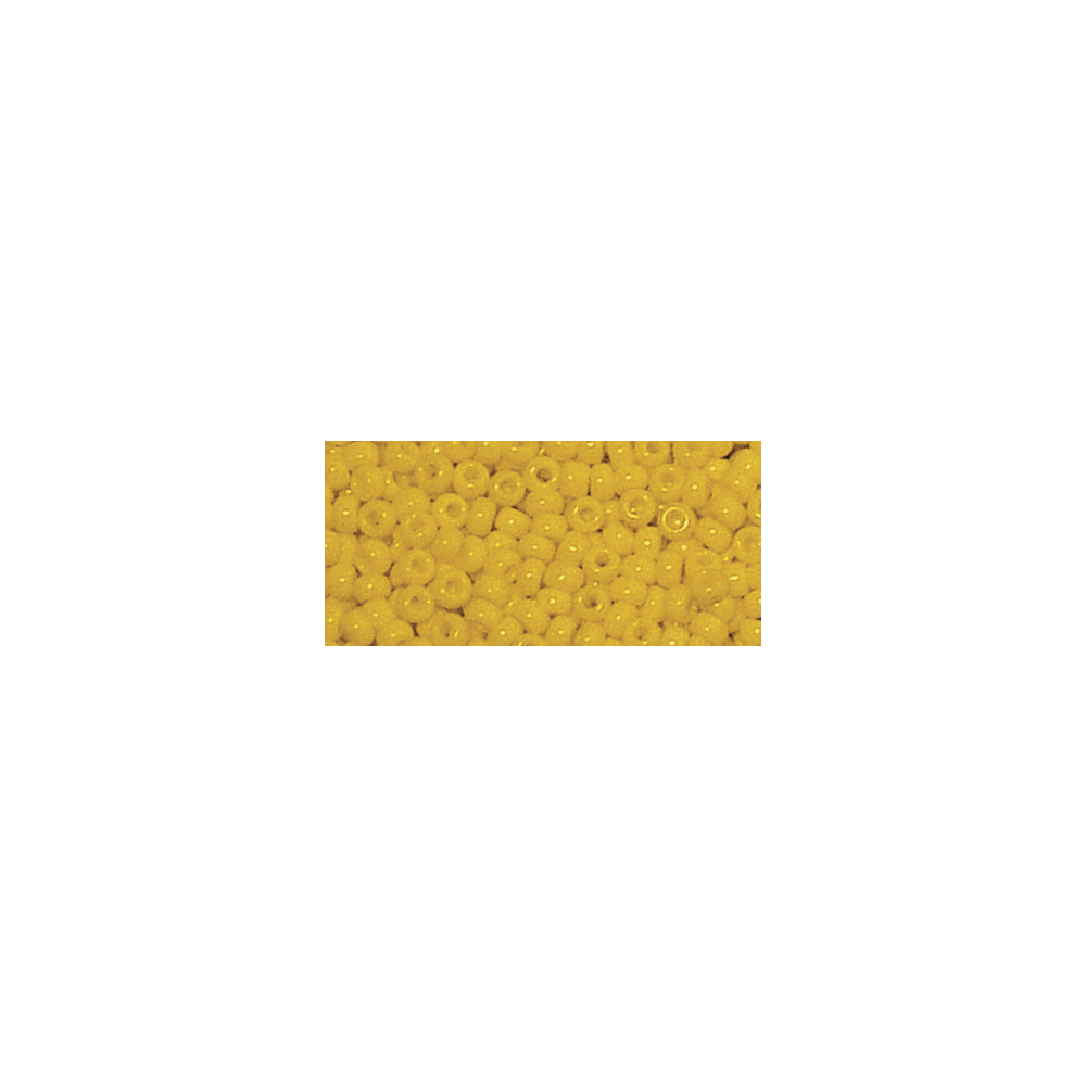Gul - guld, ø2,2mm, 8g, Rocailles - Premium, MIYUKI, Rayher - 2