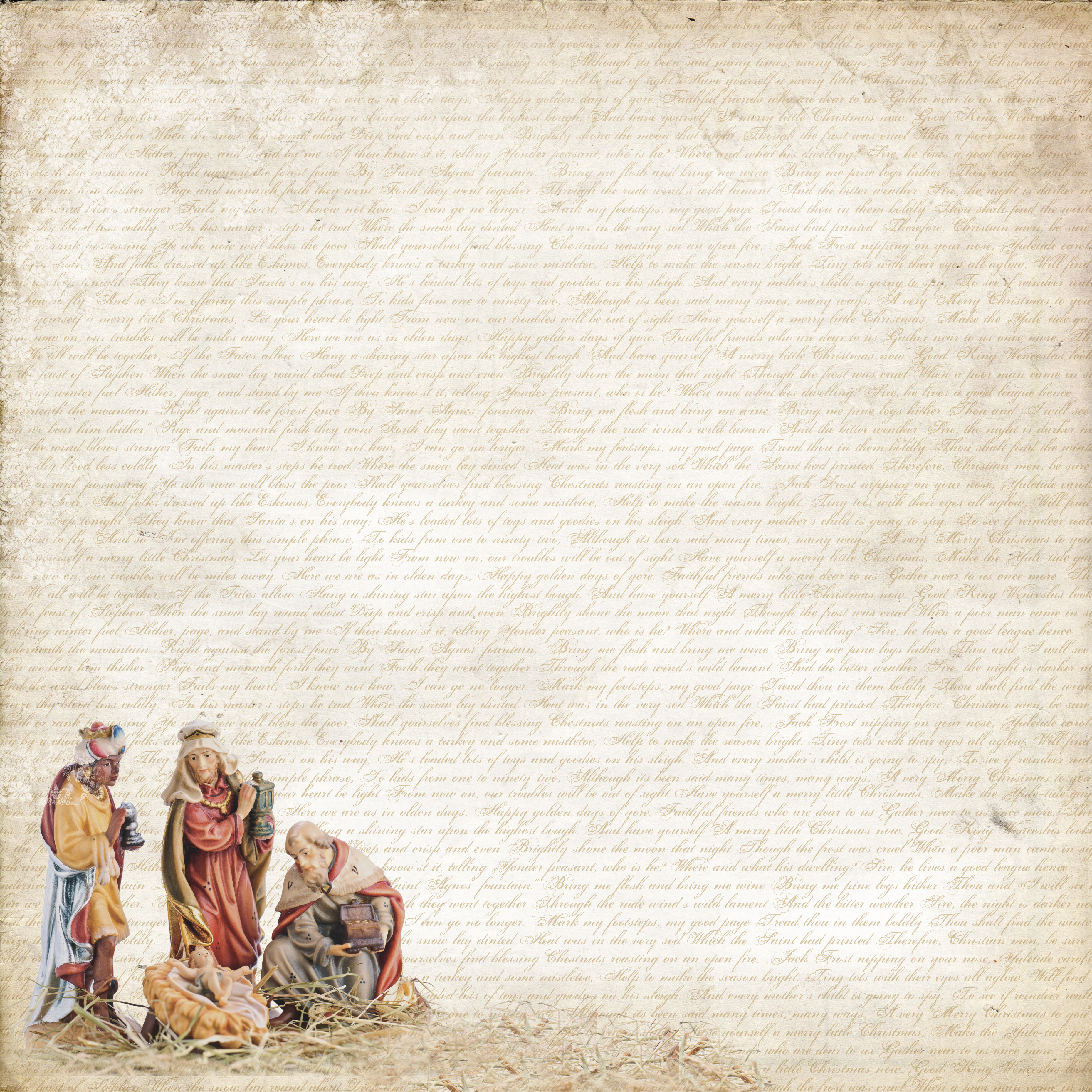 Wise Men - Holy Night Collection, 12x12", dubbelsidigt, Kaisercraft Papers - 2