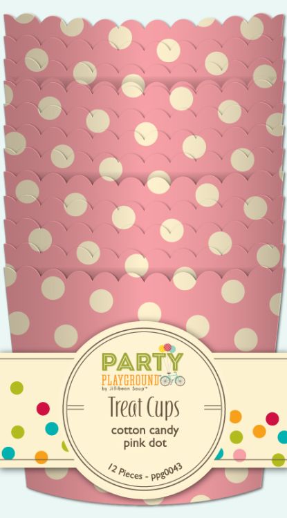 Pink Dot, Treat Cups, 12st., Jillibean Soup 