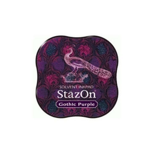 Lila-Gothic Purple, StazOn Midi Pad, Tsukineko, 