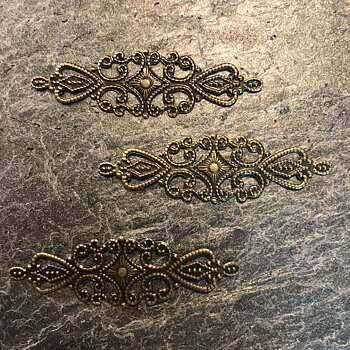 Metalldekoration, Bronston, 10st, 