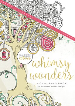 Whimsy Wonders, Målarbok, Kaisercraft