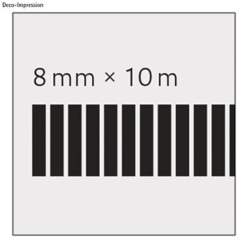 Limtejp - vit, 8 mm, 10 m, permanent, Rayher, 