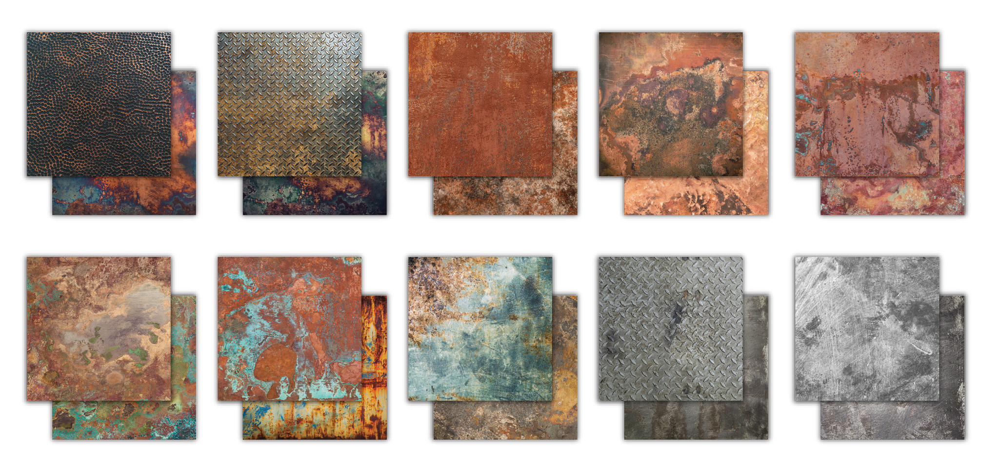 Metal Textures, 12x12" block, Essential Craft Papers,  Craft Consortium  - 2