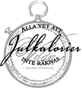Alla vet att julkalorier.., Vilda stamps, 