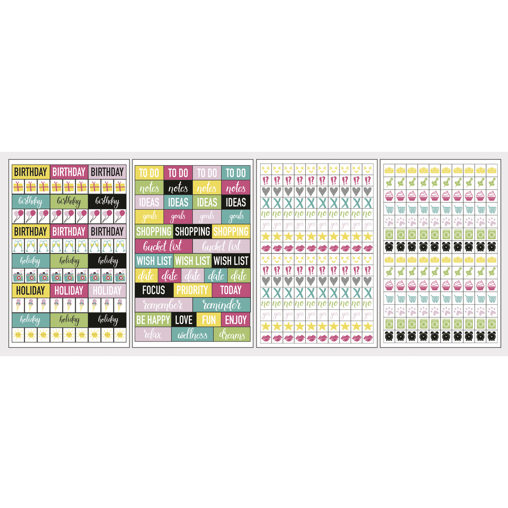Ord+ikoner, Happy, myPlanner, Rayher, 