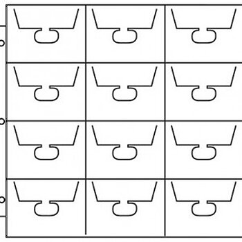 Embellishment Storage Page 3st - ScrapRack Basic, Totally Tiffany, 