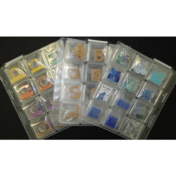 Embellishment Storage Page 3st - ScrapRack Basic, Totally Tiffany, 