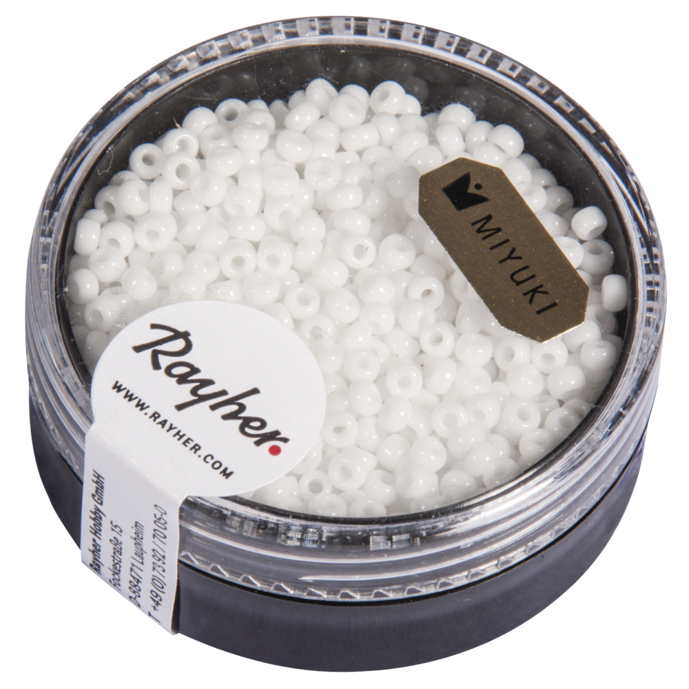 Vit, ø2,2mm, 12g, Rocailles - Premium, MIYUKI, Rayher