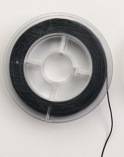 Svart - Stretchtråd, 0,8mm, 8m