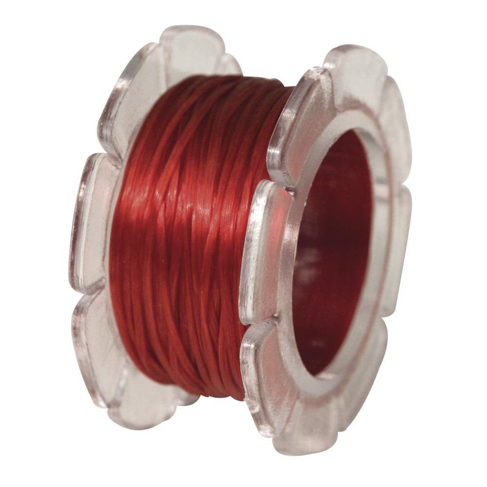 Röd - Stretchtråd, 0,8mm, 5m, Rayher