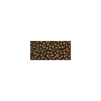 Koppar - Guld (metallic), ø2,2mm, 4g, Rocailles - Premium, MIYUKI, Rayher