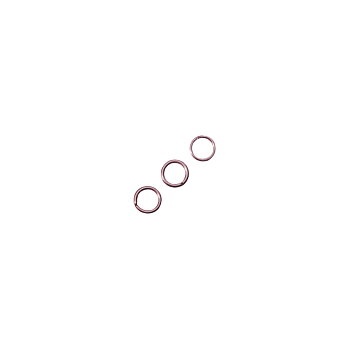 Rosé guld, Split ring, 10st, ø 7mm, Rayher