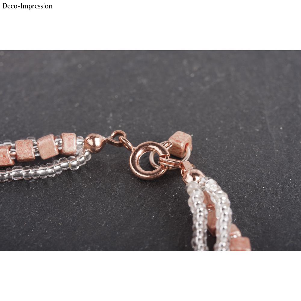 Rosé guld, Split ring, 10st, ø 7mm, Rayher - 2