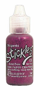 Magenta, Stickles Glitter Glue, Ranger Ink