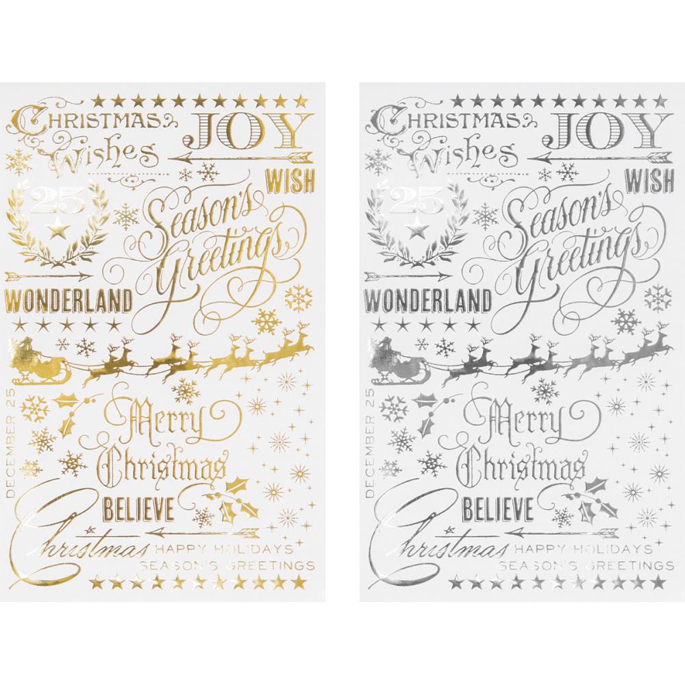 Christmastime - Rub ons, Tim Holtz - 2