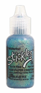 Waterfall, Stickles Glitter Glue, Ranger Ink