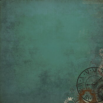Gears - Time Machine Collection, 12x12", dubbelsidigt, Kaisercraft Papers