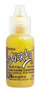 Yellow, Stickles Glitter Glue, Ranger Ink