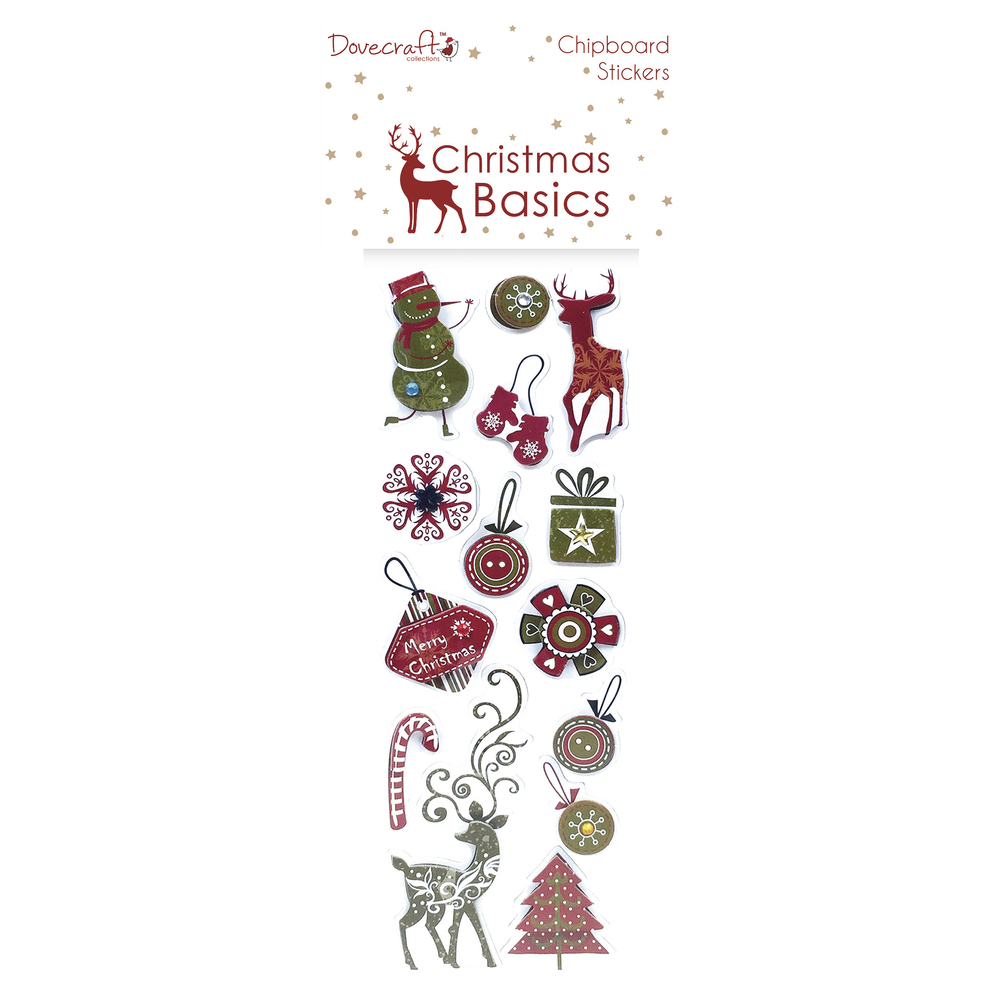 Christmas Basic - Chipboard,  Dovecraft, 