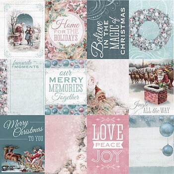 Good Wishes - Silver Bells Collection, 12x12", dubbelsidigt, Kaisercraft Papers