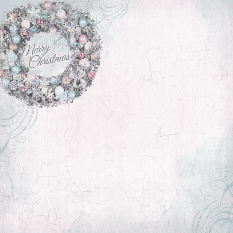 Merry Christmas - Silver Bells Collection, 12x12", dubbelsidigt, Kaisercraft Papers