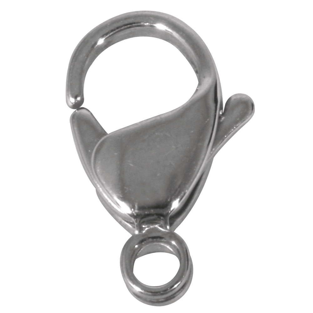 Platinum - rostfrittstål, Lås, 12mm, 1st, Rayher