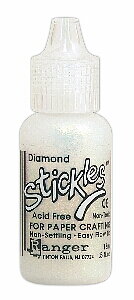 Diamond, Stickles Glitter Glue, Ranger Ink