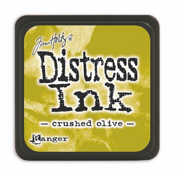 Crushed Olive mini ink pad, Ranger Ink