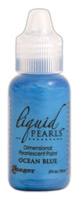 Ocean Blue, Liquid Pearls, Ranger Ink